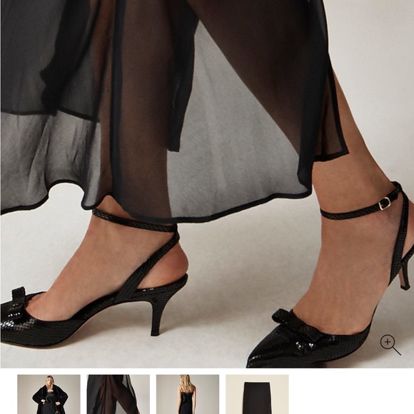 J Crew New Gwyneth Skirt in Chiffon NWT - Picture 3 of 5